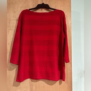 Woman’s Red blouse St John size XL